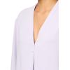 imageZac ampamp Rachel Womens 34 Cuff Sleeve Button Down Top with Ribbed Knit Inserts for a Comfortable FitPink Icing