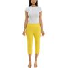 imageZac ampamp Rachel Womens Pullon Slim Leg Crop PantHabanero Gold