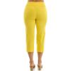 imageZac ampamp Rachel Womens Pullon Slim Leg Crop PantHabanero Gold