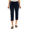 imageZac ampamp Rachel Womens Pullon Slim Leg Crop PantNavy Blazer