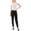imageZac ampamp Rachel Womens Petite Millennium Fabric PullOn Slim Leg Pant Black 10PS