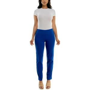 imageZac ampamp Rachel Womens Petite Millennium Fabric PullOn Slim Leg Pant Surf The Web 14PS