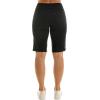 imageZac ampamp Rachel Womens Millenium Bermuda Length Short with Functional Pocket and CuffBlack