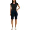 imageZac ampamp Rachel Womens Millenium Bermuda Length Short with Functional Pocket and CuffNavy Blazer
