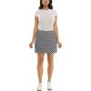 imageZac ampamp Rachel Womens New Millennium Printed Pullon SkortBlack BeautyWhite