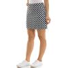 imageZac ampamp Rachel Womens New Millennium Printed Pullon SkortBlack BeautyWhite