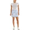 imageZac ampamp Rachel Womens New Millennium Printed Pullon SkortBright White Blue Multi