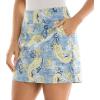 imageZac ampamp Rachel Womens New Millennium Printed Pullon SkortNavyPale Banana