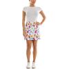 imageZac ampamp Rachel Womens New Millennium Printed Pullon SkortWhiteBeetrootHabanero