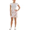 imageZac ampamp Rachel Womens New Millennium Printed Pullon SkortWhiteBright Rose Multi