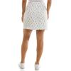 imageZac ampamp Rachel Womens New Millennium Printed Pullon SkortWhiteHabaneroGreen