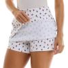 imageZac ampamp Rachel Womens New Millennium Printed Pullon SkortWhitePoppy Red
