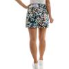 imageZac ampamp Rachel Womens New Millennium Solid Pullon SkortBlack Multi Rose