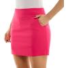 imageZac ampamp Rachel Womens New Millennium Solid Pullon SkortBright Rose