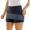 imageZac ampamp Rachel Womens New Millennium Solid Pullon SkortHeathered Navy