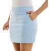 imageZac ampamp Rachel Womens New Millennium Solid Pullon SkortHeathered Riviera