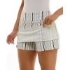 imageZac ampamp Rachel Womens New Millennium Solid Pullon SkortIvoryNavy