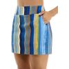 imageZac ampamp Rachel Womens New Millennium Solid Pullon SkortSurf the WebLemon Drop