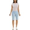 imageZac ampamp Rachel Womens Pull on Millennium Bermuda ShortsHeathered Riviera