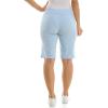 imageZac ampamp Rachel Womens Pull on Millennium Bermuda ShortsHeathered Riviera