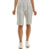 imageZac ampamp Rachel Womens Pull on Millennium Bermuda ShortsIvoryNavy