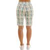 imageZac ampamp Rachel Womens Pull on Millennium Bermuda ShortsLemon Drop Plaid