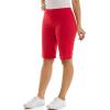 imageZac ampamp Rachel Womens Pull on Millennium Bermuda ShortsLipstick Red