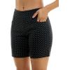 imageZac ampamp Rachel Womens Pull on Millennium Shorts WFront PocketsBlackWhite