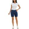 imageZac ampamp Rachel Womens Pull on Millennium Shorts WFront PocketsNitecapWhite