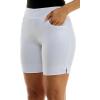 imageZac ampamp Rachel Womens Pull on Millennium Shorts WFront PocketsOptic White