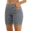 imageZac ampamp Rachel Womens Pull on Millennium Shorts WFront PocketsWhiteBlack