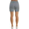 imageZac ampamp Rachel Womens Pull on Millennium Shorts WFront PocketsWhiteBlack