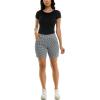 imageZac ampamp Rachel Womens Pull on Millennium Shorts WFront PocketsWhiteBlack