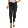 imageZac ampamp Rachel Womens Pullon Ankle Length Pants with Millennium FabricBlackWhite