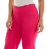 imageZac ampamp Rachel Womens Pullon Ankle Length Pants with Millennium FabricBright Rose