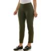 imageZac ampamp Rachel Womens Pullon Ankle Length Pants with Millennium FabricGrape Leaf
