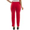 imageZac ampamp Rachel Womens Pullon Ankle Length Pants with Millennium FabricLipstick Red