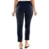 imageZac ampamp Rachel Womens Pullon Ankle Length Pants with Millennium FabricNavy Blazer