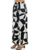 imageZac ampamp Rachel Womens Wide Leg Pull on Dty Knit Pant with Elastic Waist and Self Adjustable Tie BeltBlack BeautyWhite