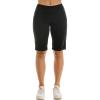 imageZac ampamp Rachel Womens Millenium Bermuda Length Short with Functional Pocket and CuffBlack