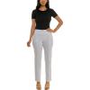 imageZac ampamp Rachel Womens Plus Size Millennium Fabric PullOn Slim Leg Pant Optic White 16WS