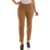imageZac ampamp Rachel Womens Pullon Ankle Length Pants with Millennium FabricToasted Cocont