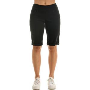 imageZac ampamp Rachel Womens Millenium Bermuda Length Short with Functional Pocket and CuffBlack