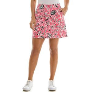 imageZac ampamp Rachel Womens New Millennium Printed Pullon SkortRouge RedCoconutBlack