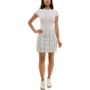 imageZac ampamp Rachel Womens New Millennium Solid Pullon SkortIvoryNavy