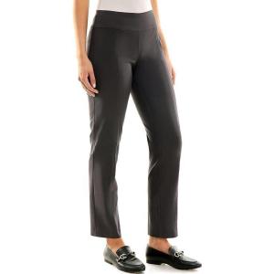 imageZac ampamp Rachel Womens Plus Size Millennium Fabric PullOn Slim Leg Pant Grey 16WS