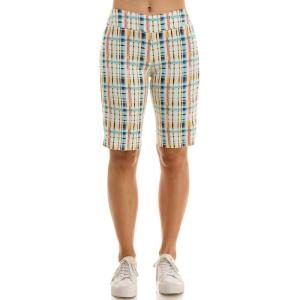 imageZac ampamp Rachel Womens Pull on Millennium Bermuda ShortsLemon Drop Plaid