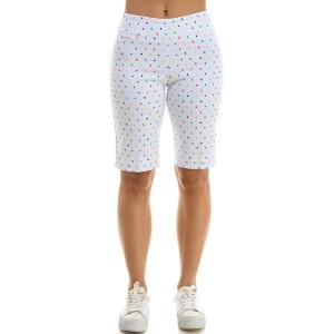 imageZac ampamp Rachel Womens Pull on Millennium Bermuda ShortsWhite Multi Dot