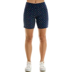 imageZac ampamp Rachel Womens Pull on Millennium Shorts WFront PocketsNavy Multi Dot
