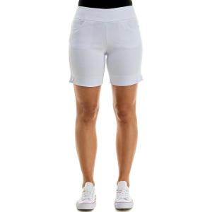 imageZac ampamp Rachel Womens Pull on Millennium Shorts WFront PocketsOptic White